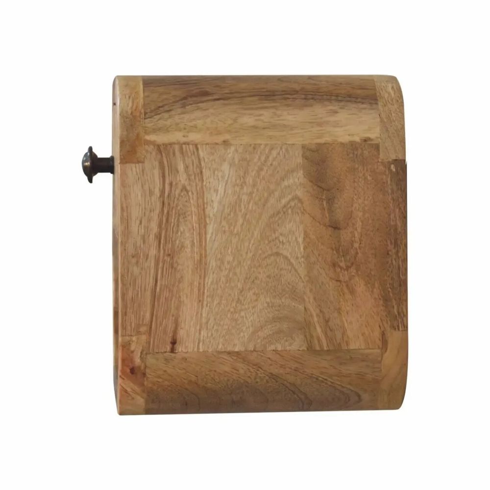 Tables de nuit - Artisan Furniture Table de Nuit Extra Mini Courbe Oak-ish avec Fente Ouverte, 1 Tiroir, 1 Étagère, Marron - ARTISAN FURNITURE