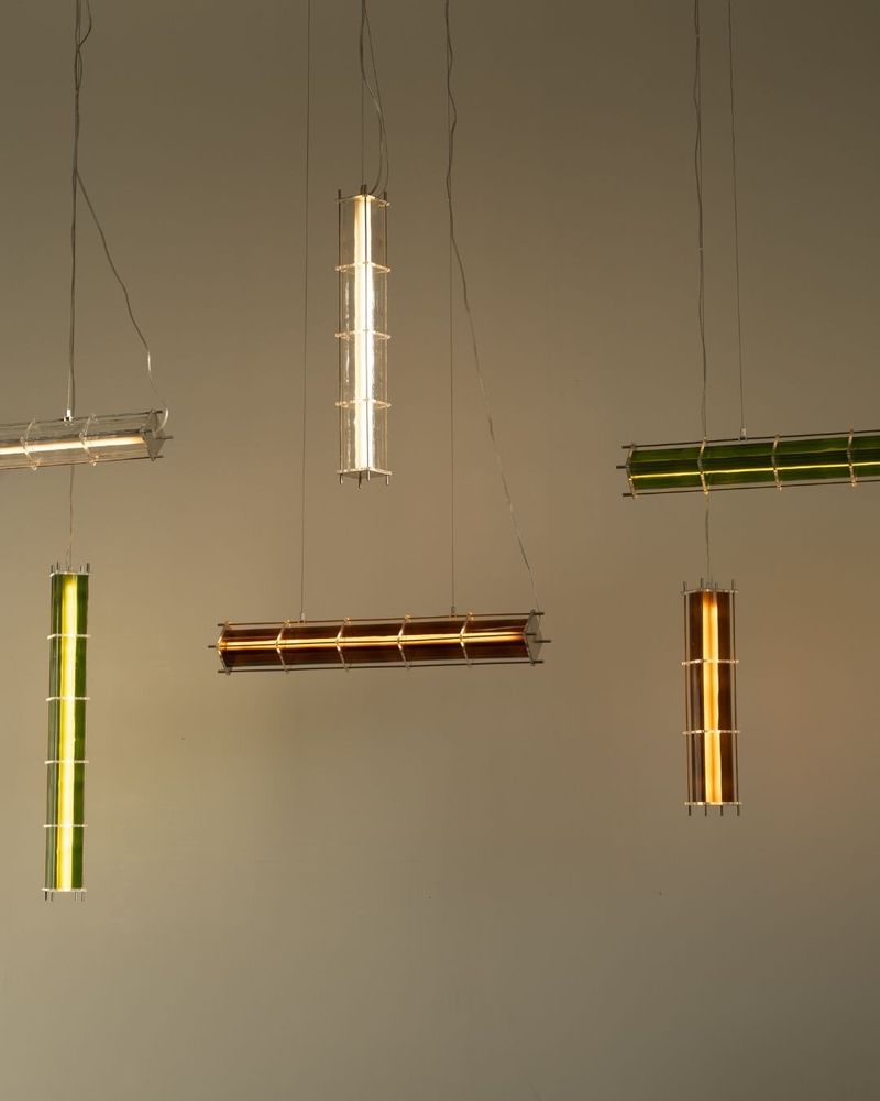 Hanging lights - CYL horizontal suspension - QDB EDITIONS