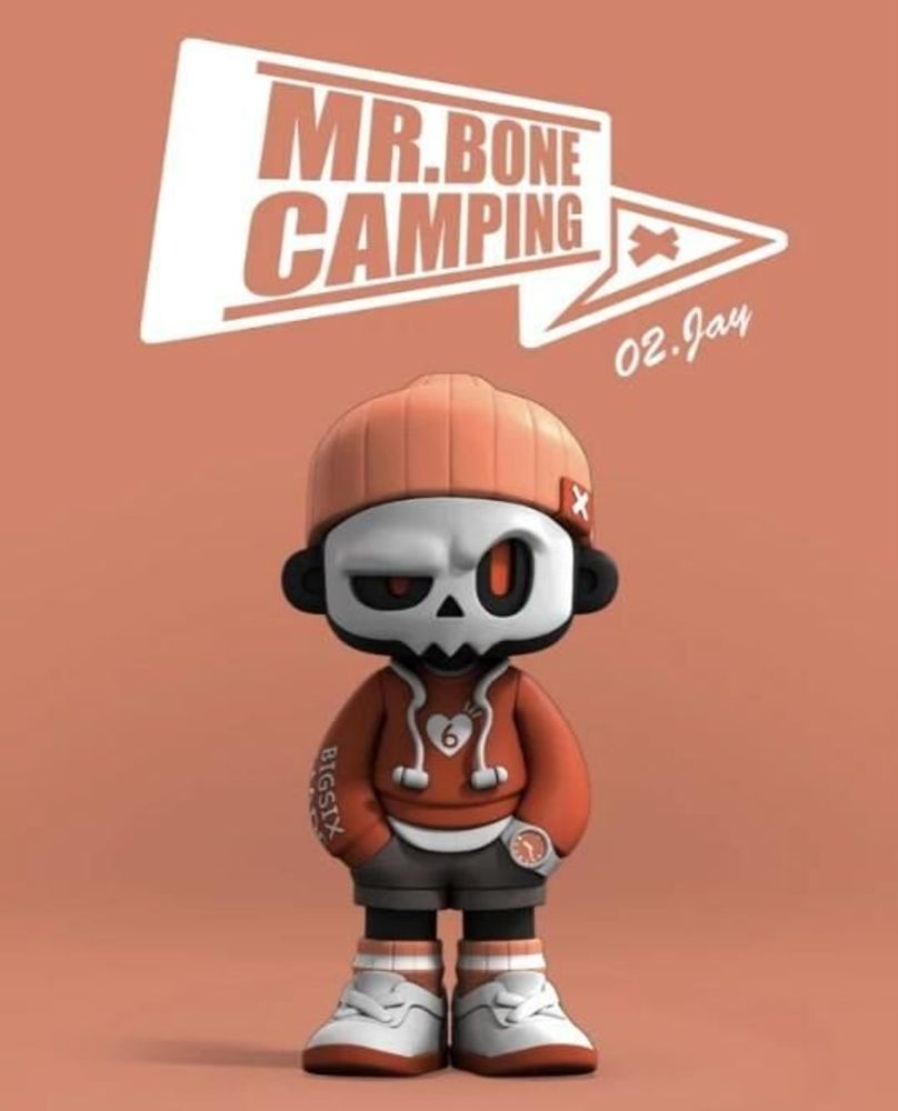 Sculptures, statuettes et miniatures - BOITE SURPRISE MR.BONE CAMPING SERIES - TOYBOX DISTRIBUTION