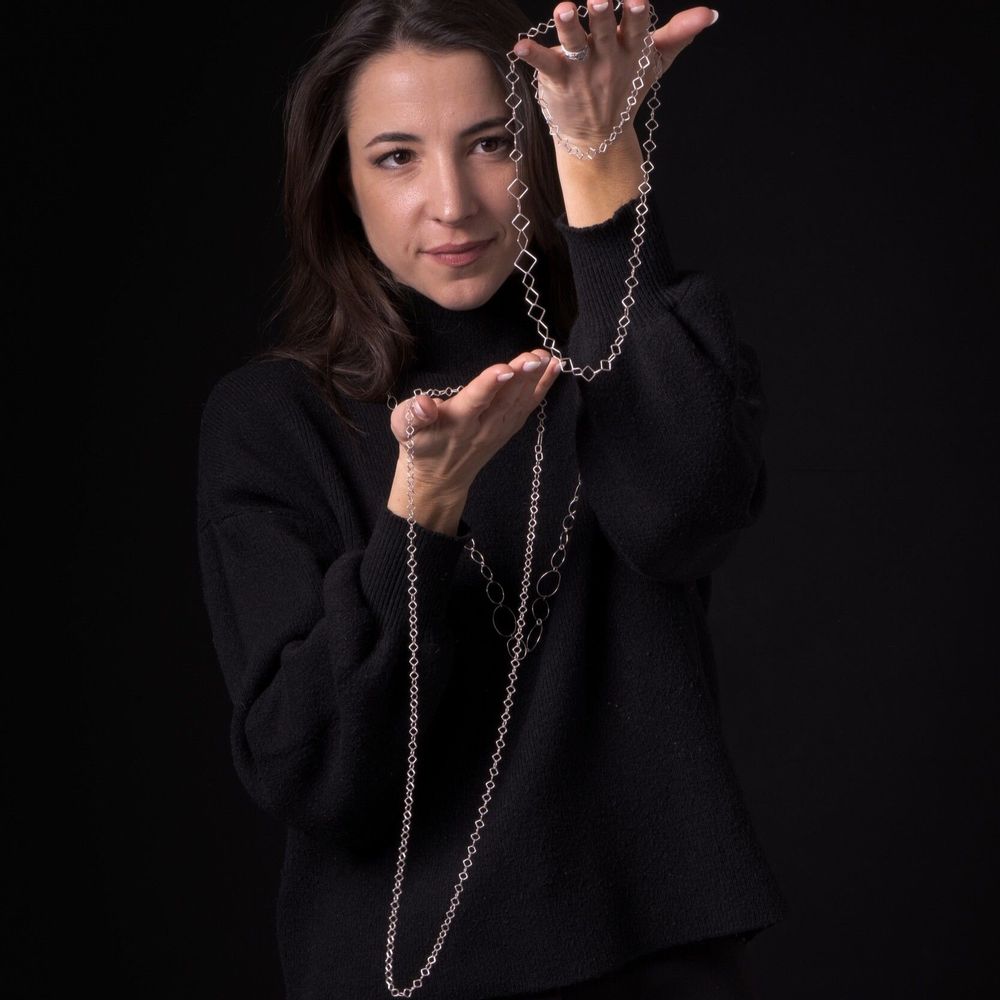 Jewelry - Small Square, Square, Pebble Chain Necklaces - ADRIANA LAU