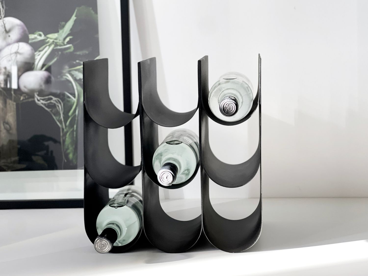 Arca Wine Rack Design objects XLBOOM Steel MOM