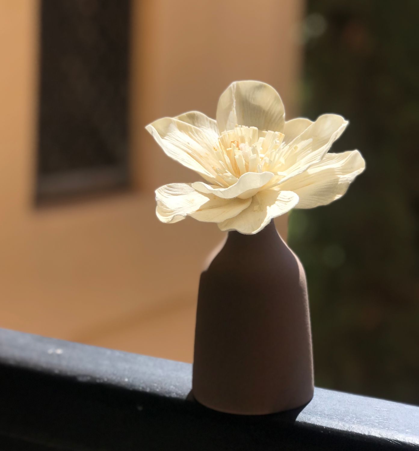 Mana Perfume Diffuser Vase - Ceramic and Sola Wood Perfume Maker ...