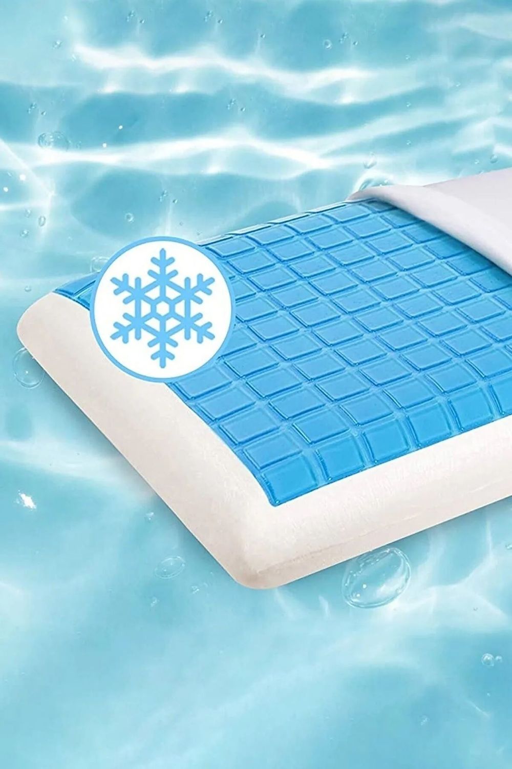 Visco Sleep Gel Pillow, Air Conditioning, Orthopedic Antiperspirant