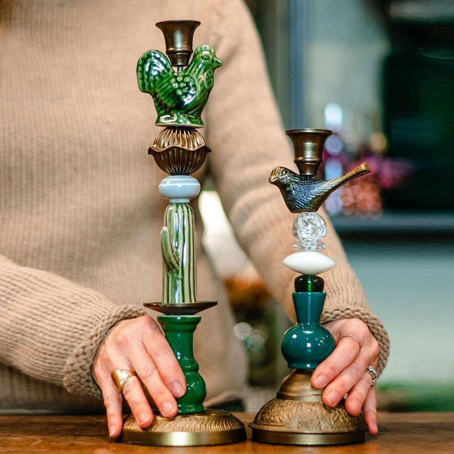 Artisancrafted candlesticks Design objects MIHO UNEXPECTED THINGS