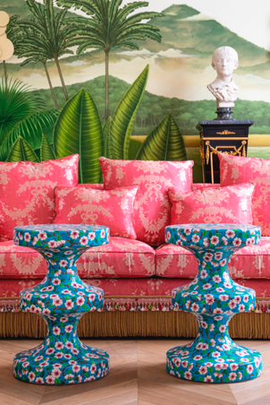 LA MANUFACTURE DES EMAUX DE LONGWY 1798 - Bishop Apple Blossom Emaux de Longwy x India Mahdavi
