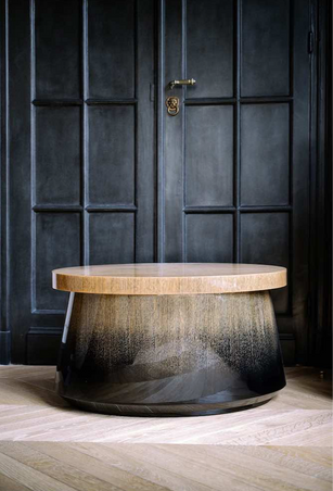 TRISTAN AUER A LA GALERIE ANNE JACQUEMIN SABLON - Temple low table by Tristan Auer