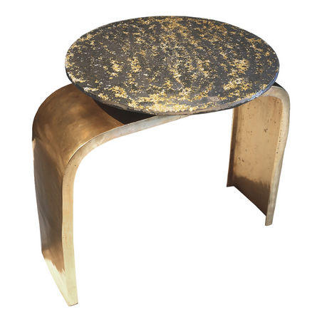 XAVIER LAVERGNE ATELIERS ET CHÊNE DE L'EST - Table Bridge legs Sunshine