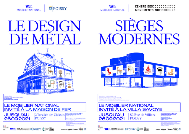 MOBILIER NATIONAL / DESIGN À POISSY (VILLA SAVOYE ET MAISON DE FER) - 