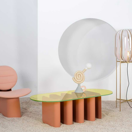 PORTOBELLO + PULPO - tavolino - oda stripes - pilota chair - true love lamp