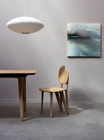 ALEXANDRE LABRUYÈRE - Floa table and Pétiole chair