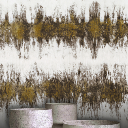 BLEU DE COCAGNE / LAUR MEYRIEUX - Detail of the wallpaper  Résonance- Design by Laur Meyrieux