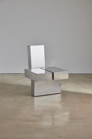 MARK MALECKI - "Timber chair" variation in Aluminum