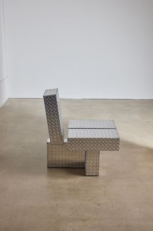 MARK MALECKI - "Timber chair" variation in Aluminum