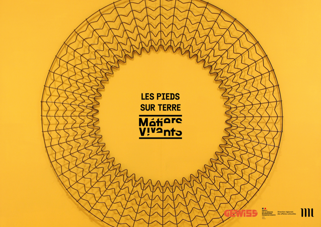 JULES LEVASSEUR - METIERS VIVANTS - Affiche "Les Pieds sur Terre"