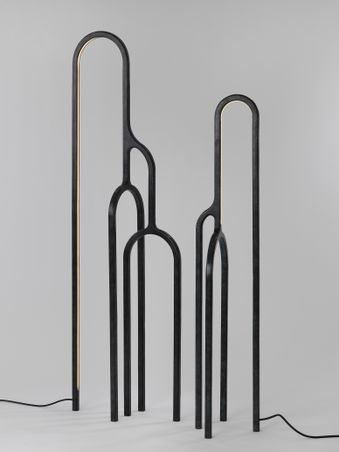 LE POINT G BY GALERIE GOSSEREZ - Pierre Lapeyronnie, Sculptures Lumineuses "Huchet 101 & 102"