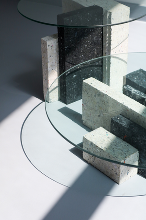 FABBRICK - Tables gigognes // Textile revalorisé / FabBRICK