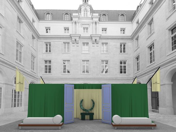 JEREMY PRADIER-JEAUNEAU - HOTEL DE LA MARINE - Jérémy Pradier-Jeauneau à l'Hotel de la Marine