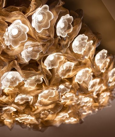 LALIQUE - Lalique - Dôme Anémones