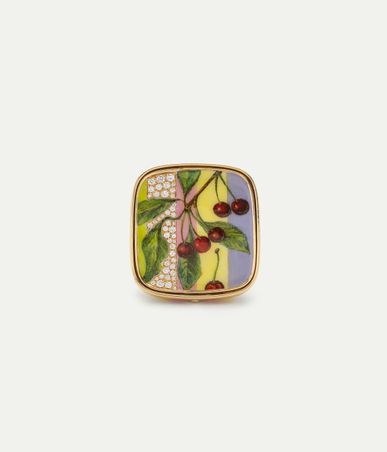 WHITEBIRD - Cheries of passion ring by Francesca Villa