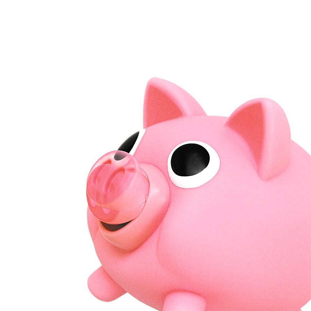 Pink pig piggy bank Jiggy Bank SANKYO TOYS collection